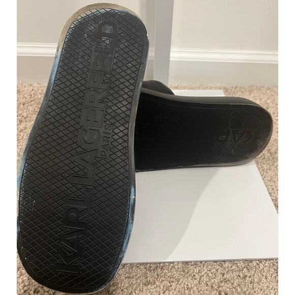 KARL LAGERFELD Opal Studs Platform Slide Sandal Sizw 10 M/ 41B - Picture 4 of 6